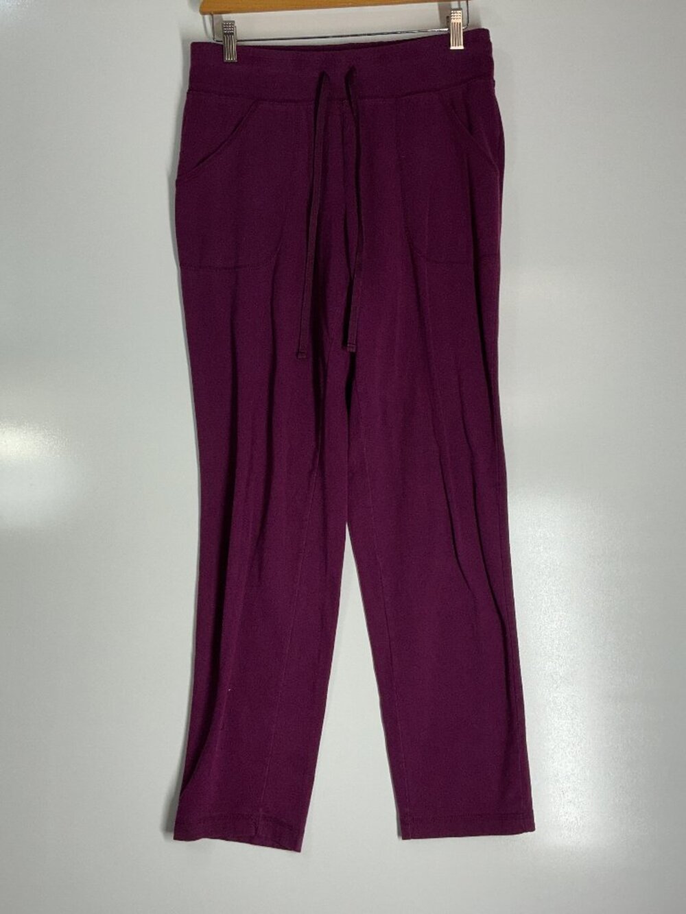 Athletic Works Purple Eggplant Athleisure Core Knit Pants Women M 8-10